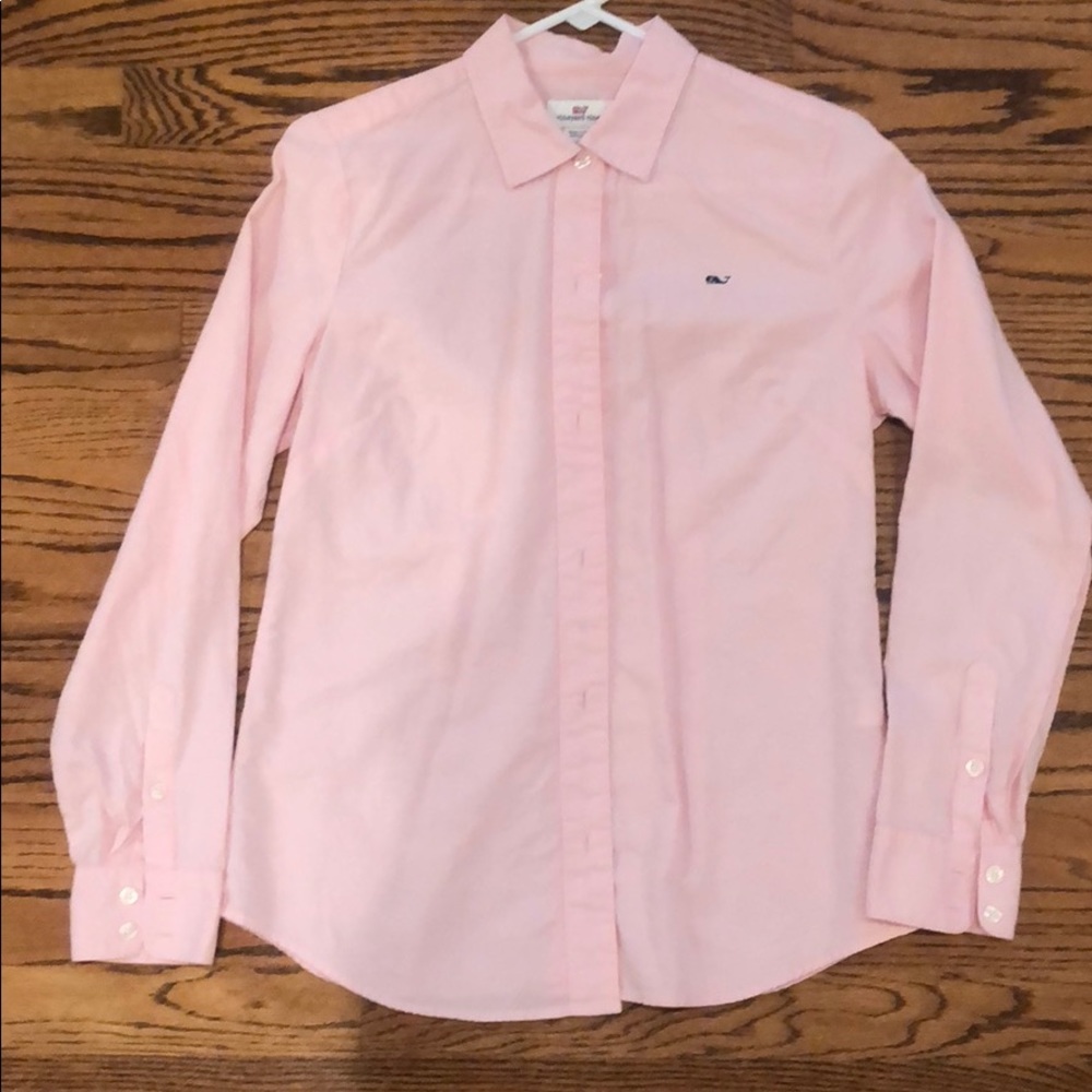 Vineyard Vines pink button down